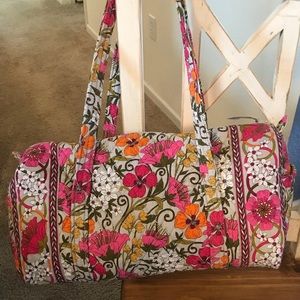 Vera Bradley Tea Garden small duffle